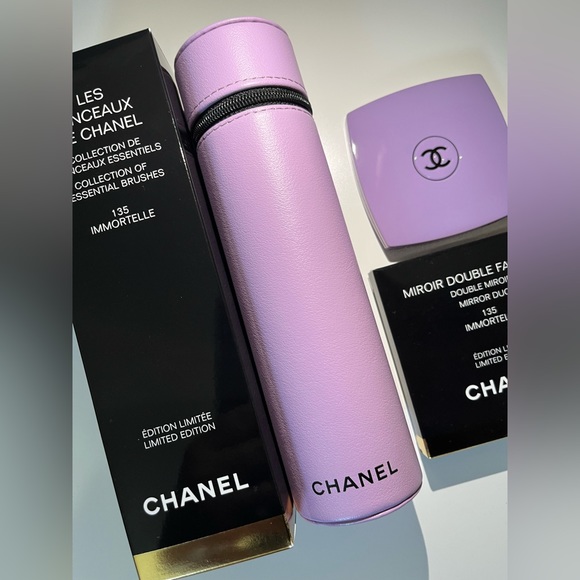 ♥️SOLD♥️ Chanel Codes de Couleur Immortelle set w/ brush, mirror, nail file - Picture 3 of 3
